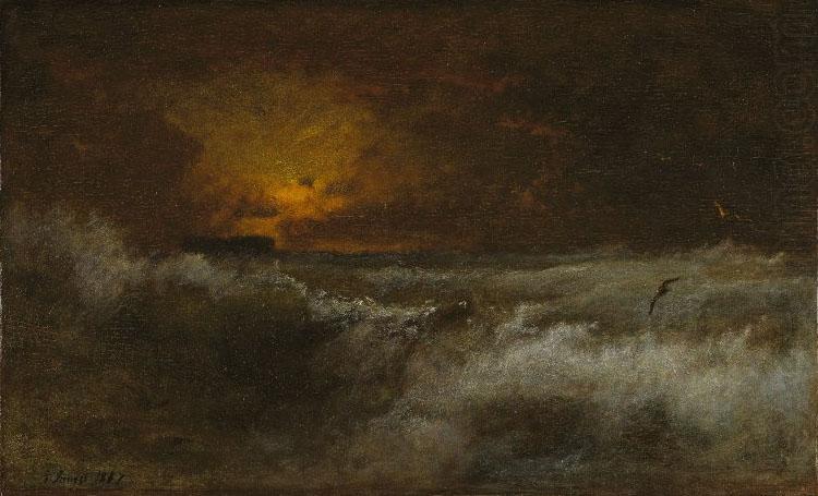 George Inness Sunset over the Sea china oil painting image